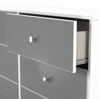 Commode mi-mollet Bennet à 6 tiroirs