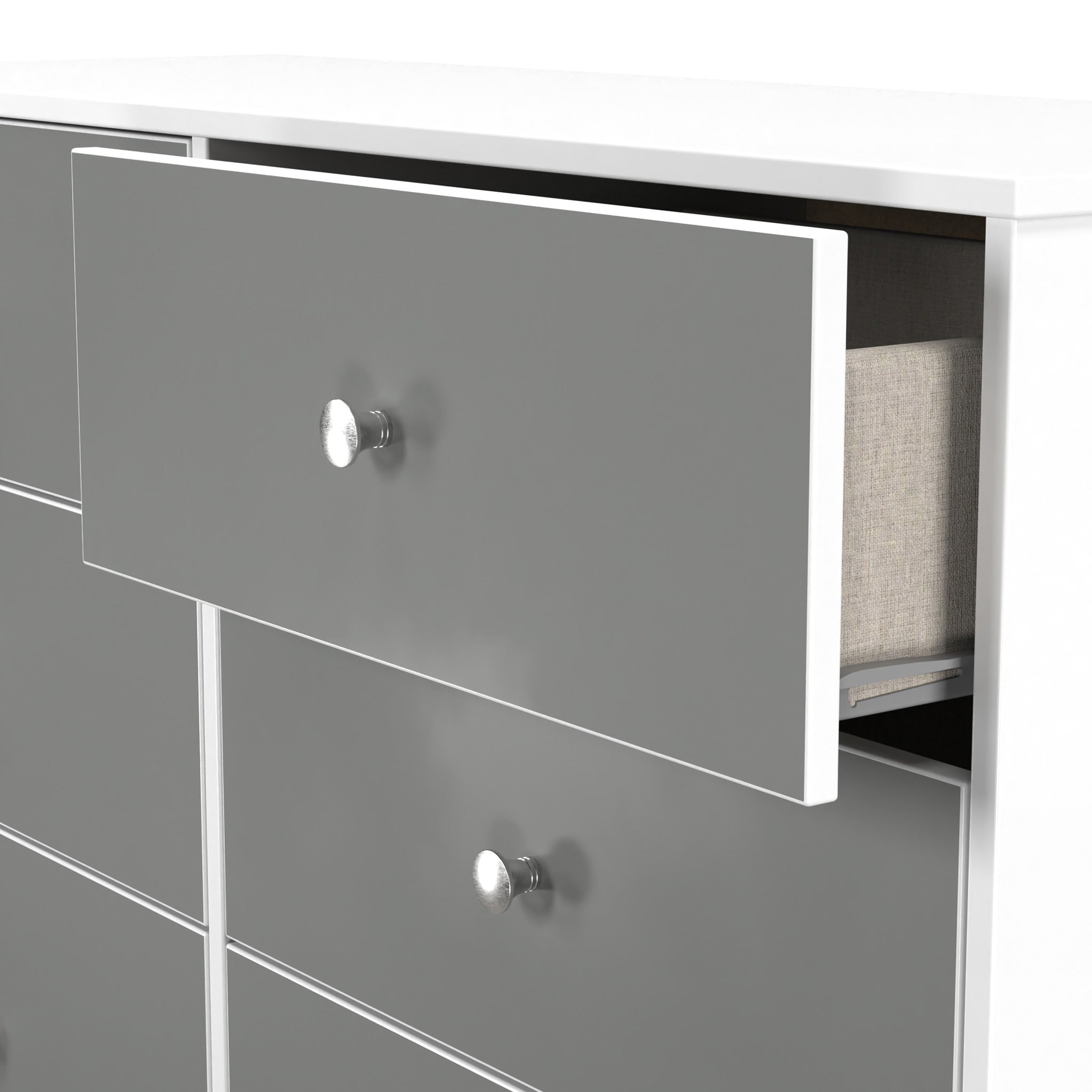 Commode mi-mollet Bennet à 6 tiroirs