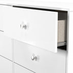 Commode mi-mollet Bennet à 6 tiroirs