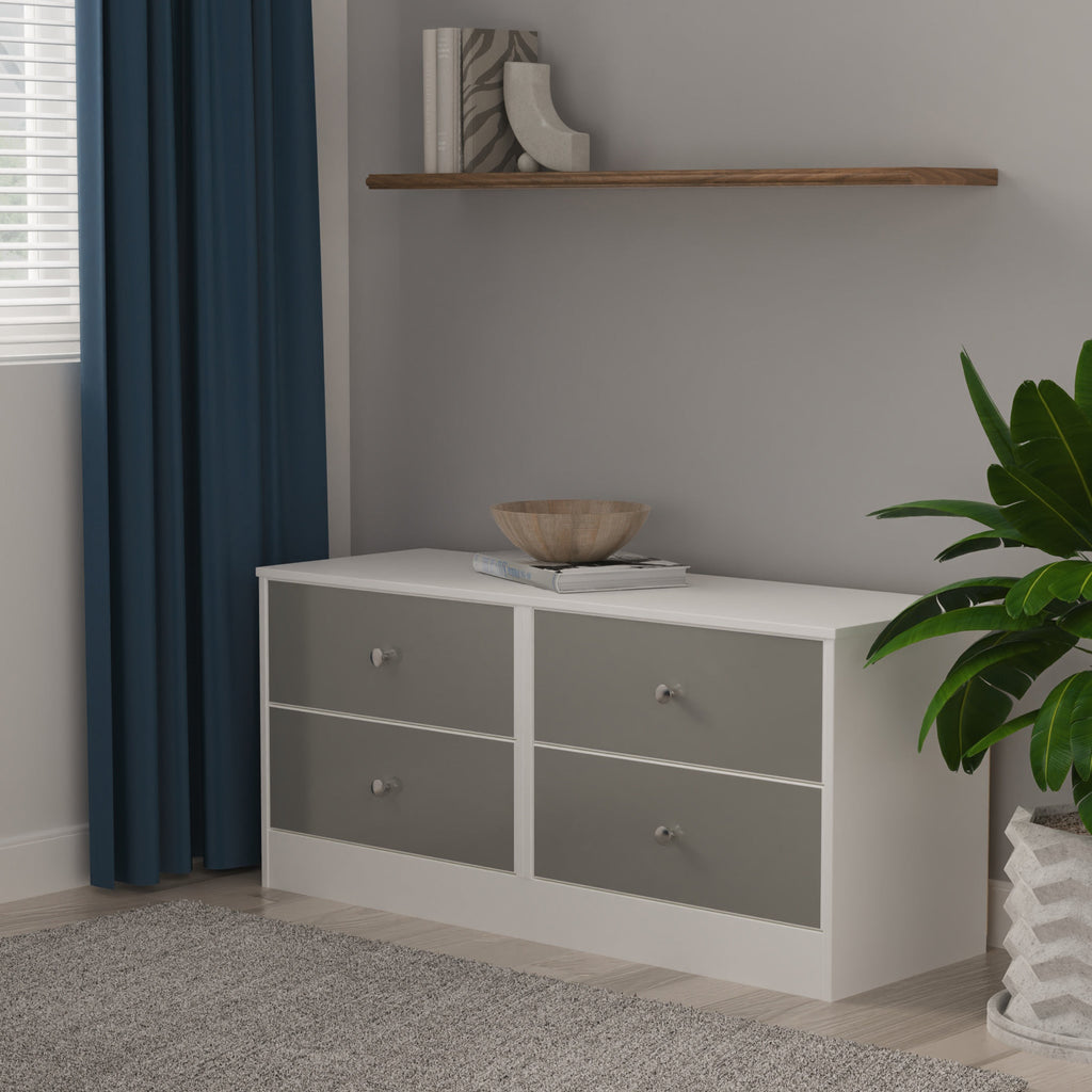 Coffre de lit Bennet à 4 tiroirs larges