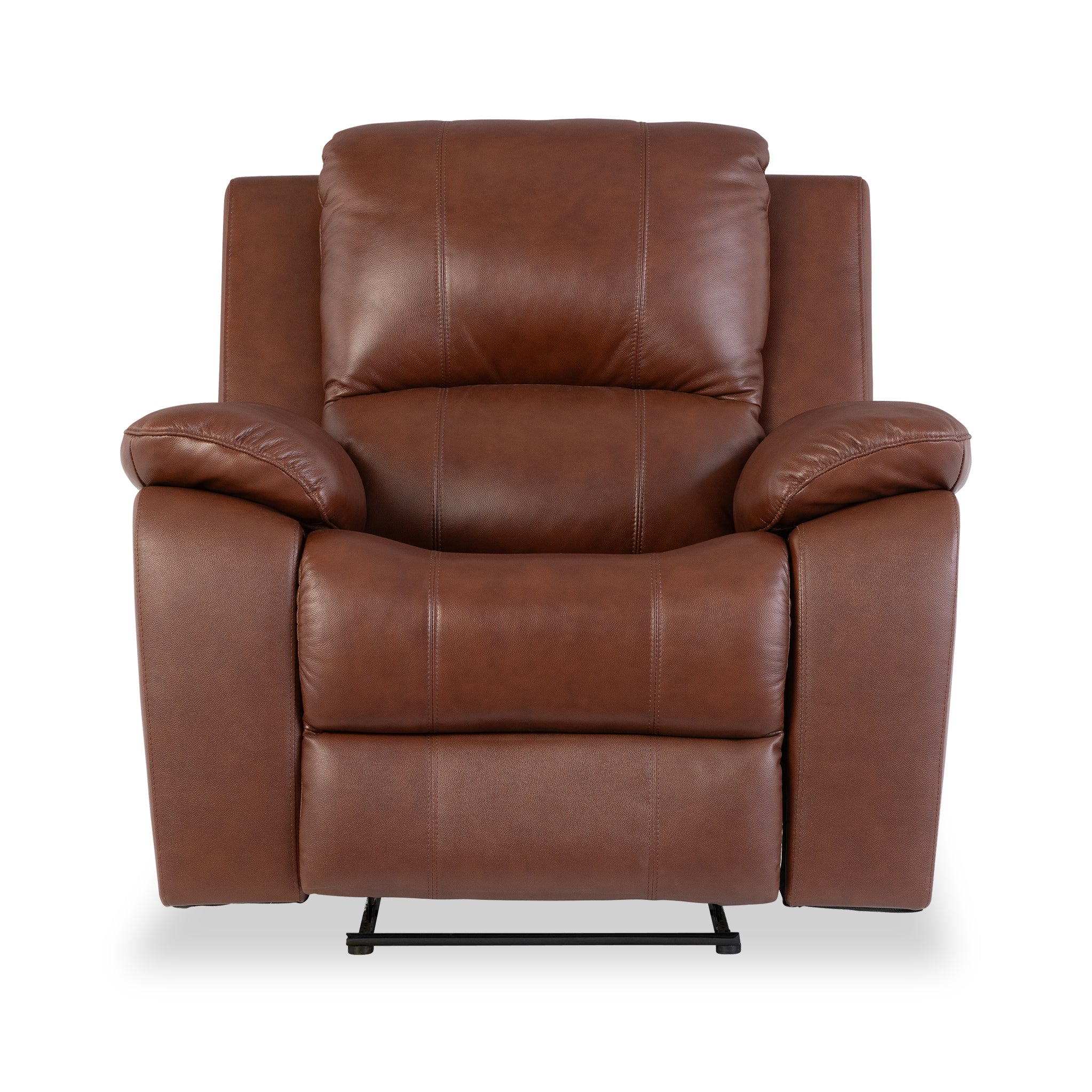Fauteuil inclinable électrique en cuir Selma