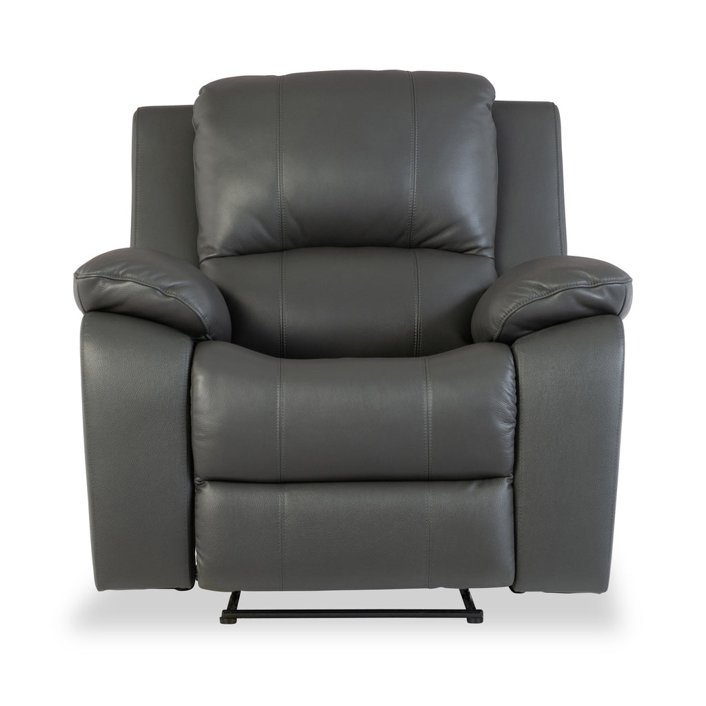 Fauteuil inclinable électrique en cuir Selma
