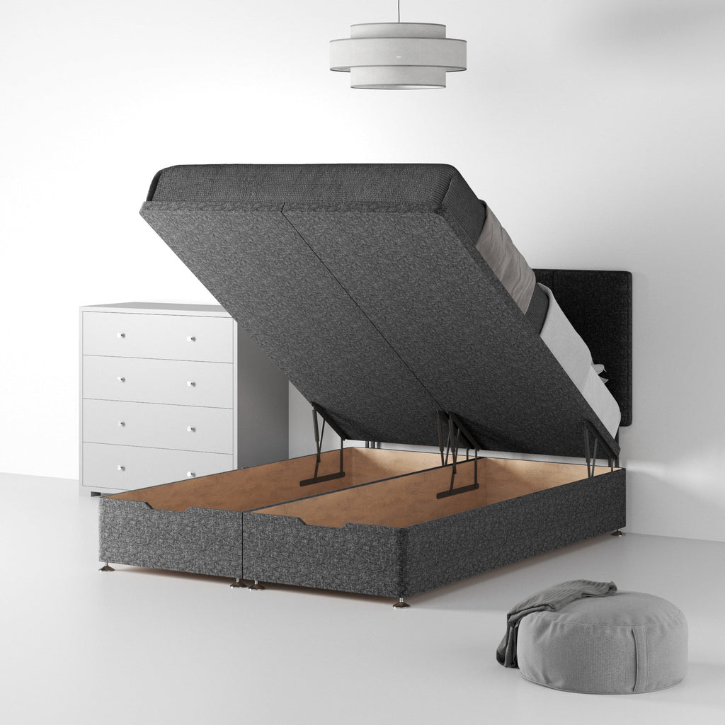 Lit divan ottoman et tête de lit Farrow Piano Linen