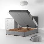 Lit divan ottoman Farrow Standard Linen avec tête de lit