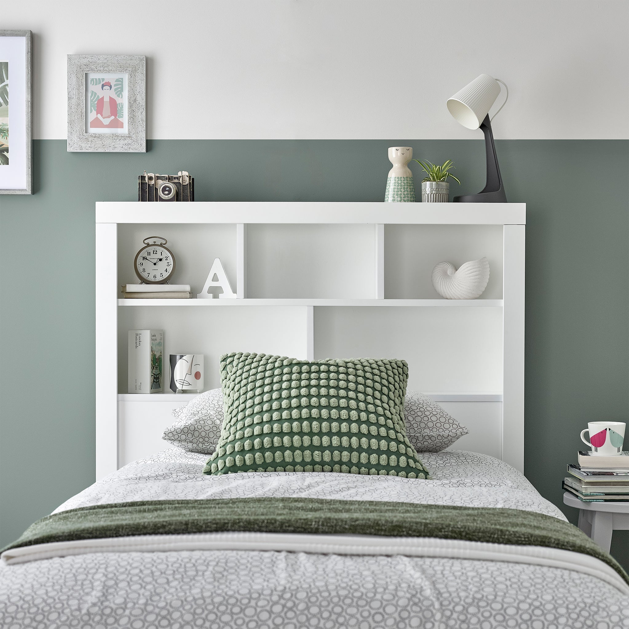 Cadre de lit coffre ottoman en bois Cooper