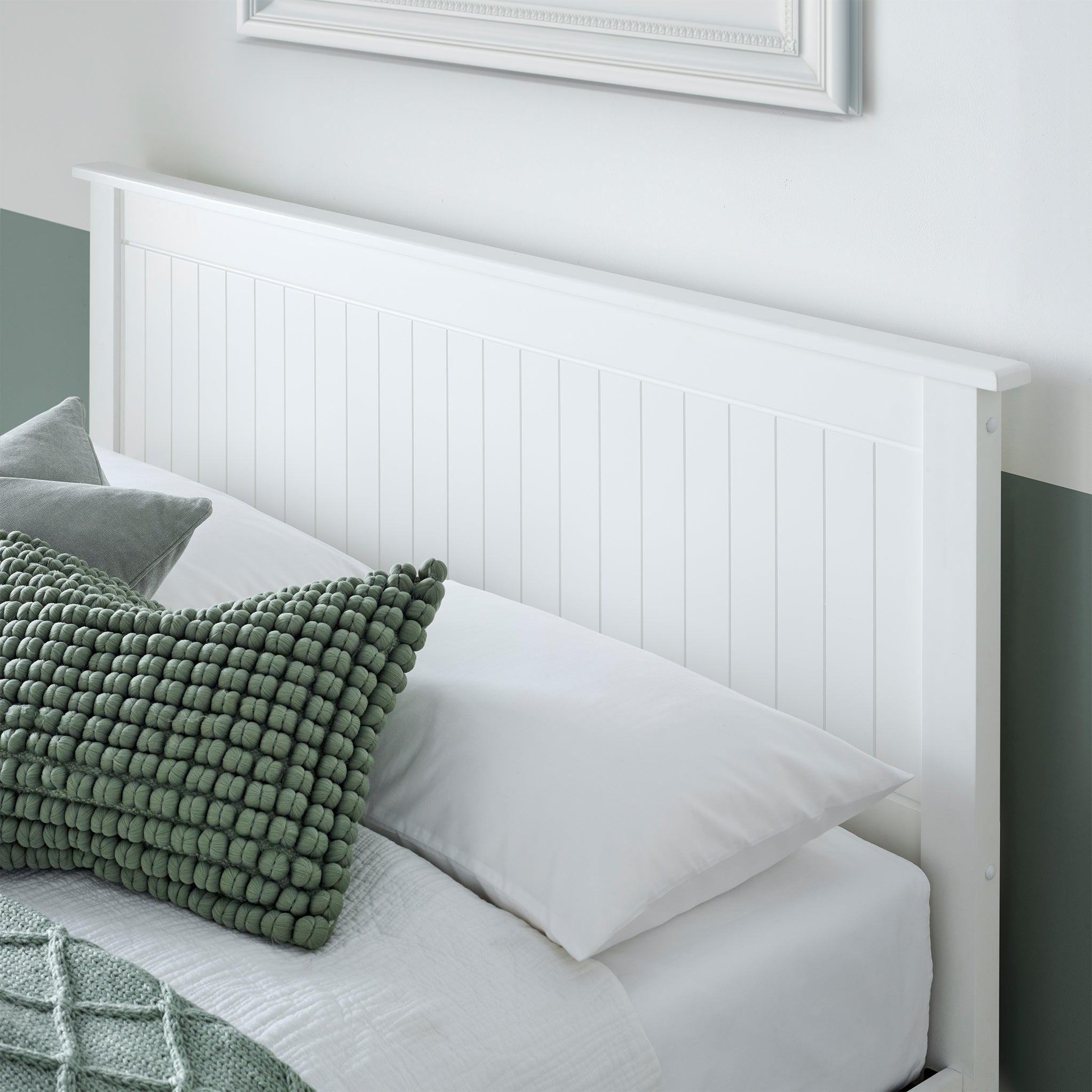 Cadre de lit coffre en bois Brooker