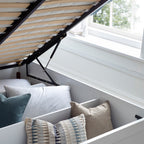 Cadre de lit coffre en bois Parson