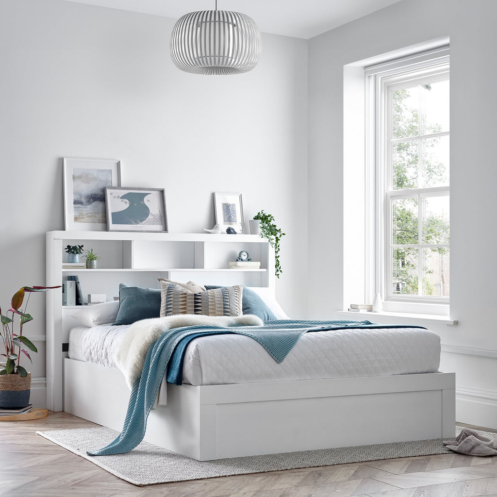 Cadre de lit coffre en bois Parson