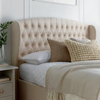 Cadre de lit coffre en velours Sailsbury