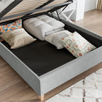 Lit coffre ottoman en velours Marilyn