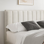 Lit coffre ottoman en velours Marilyn