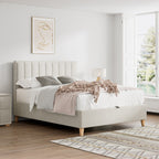 Lit coffre ottoman en velours Marilyn