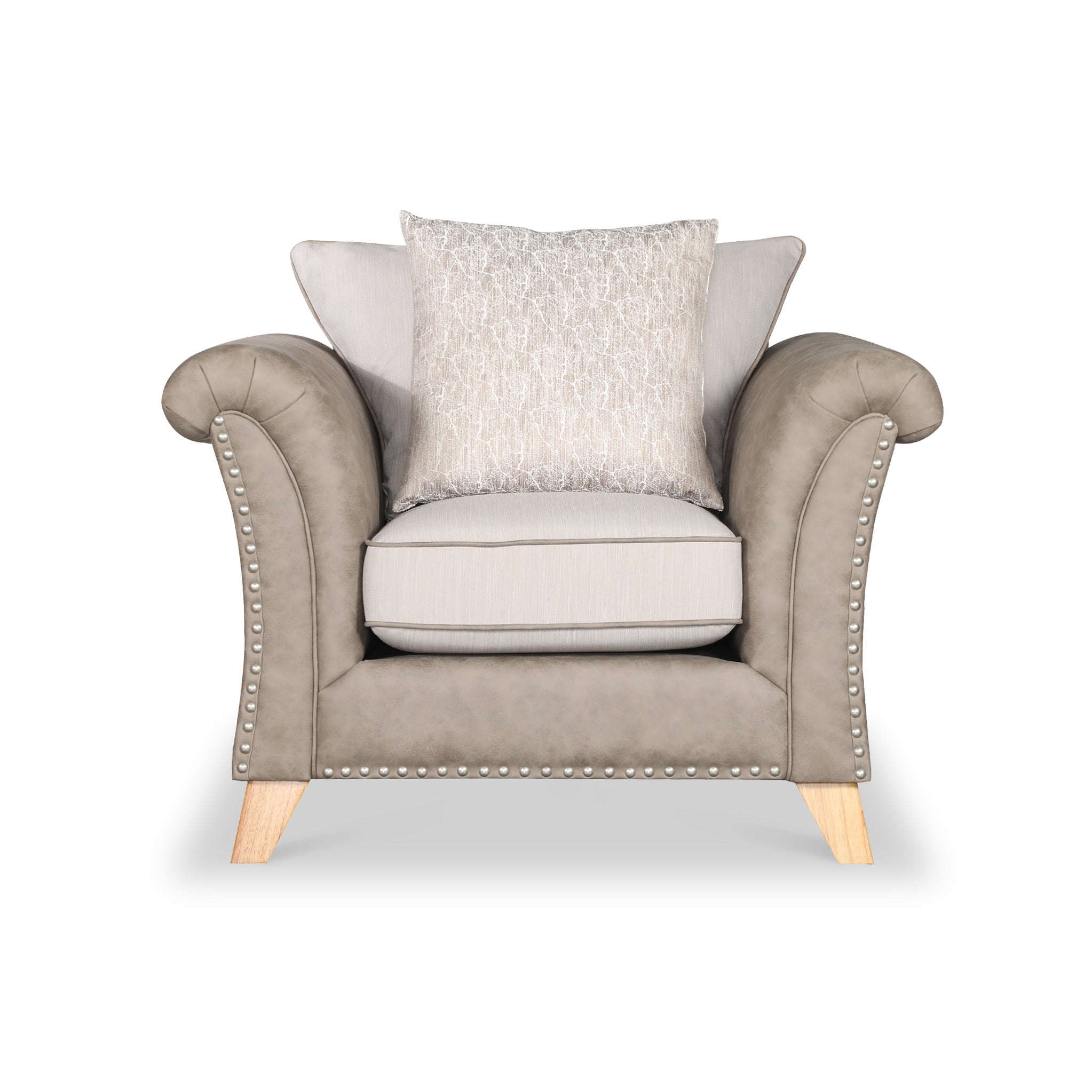 Fauteuil beige breton