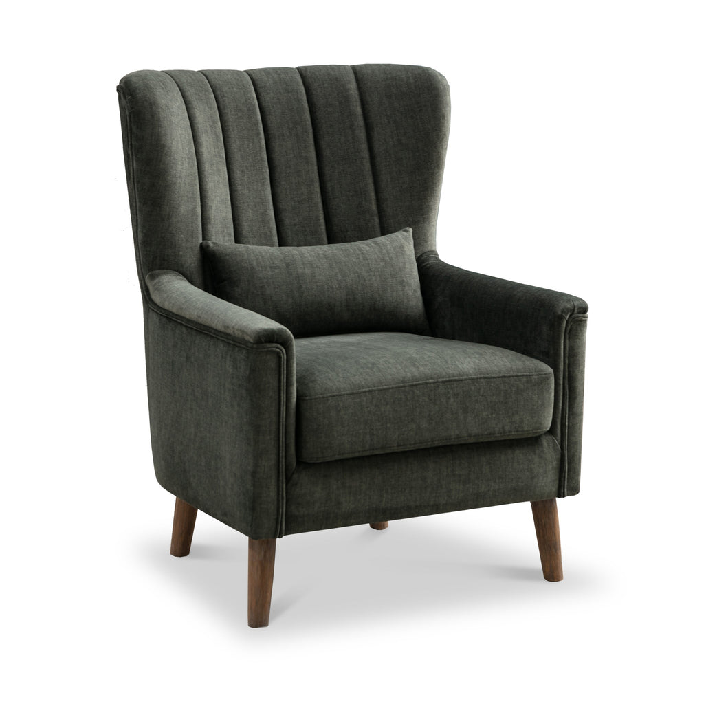 Fauteuil Lucille en velours