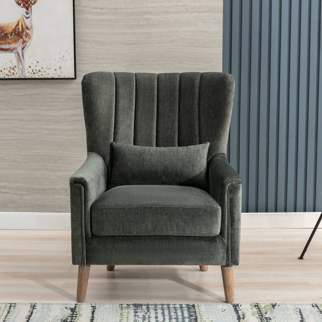 Fauteuil Lucille en velours