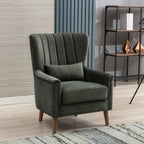 Fauteuil Lucille en velours