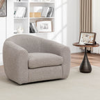 Fauteuil pivotant incurvé en boucle douce Sudsy