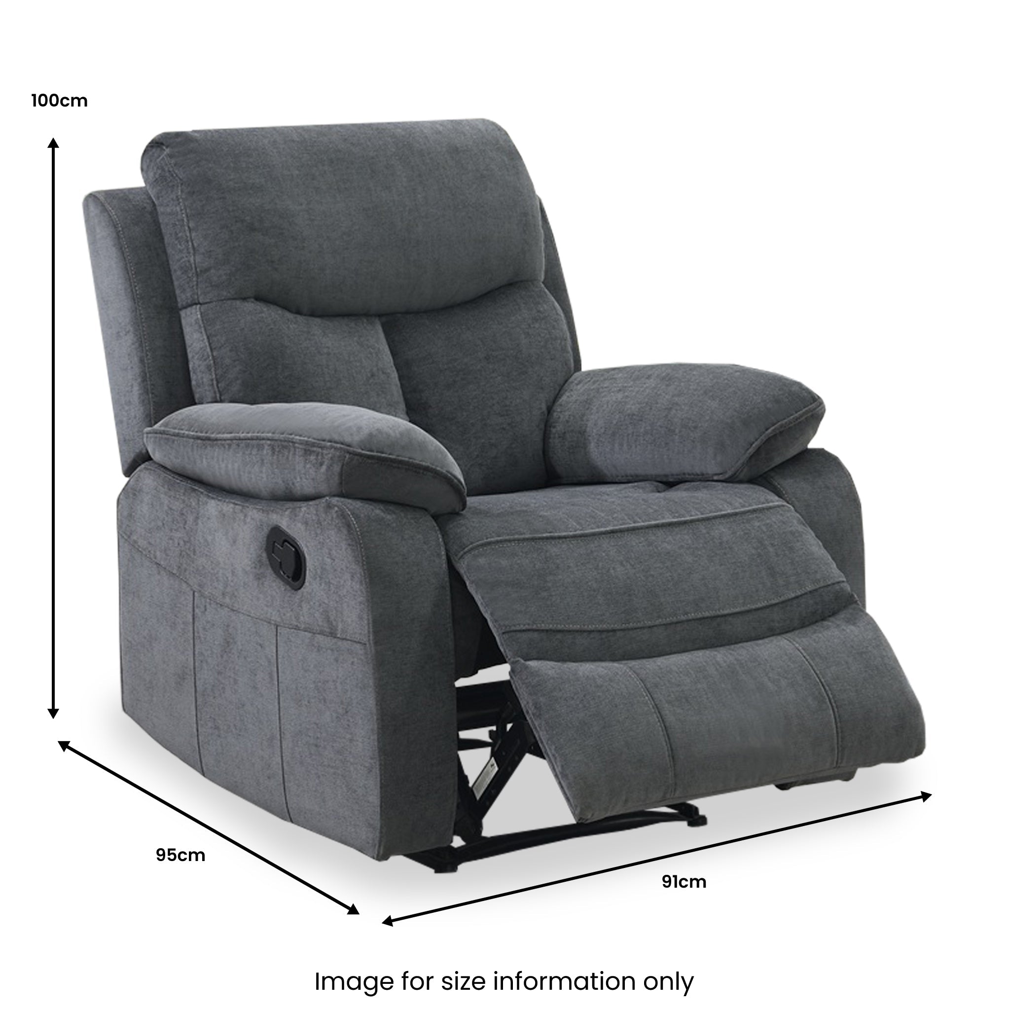 Fauteuil inclinable manuel Carson