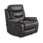Fauteuil inclinable électrique Micah en similicuir