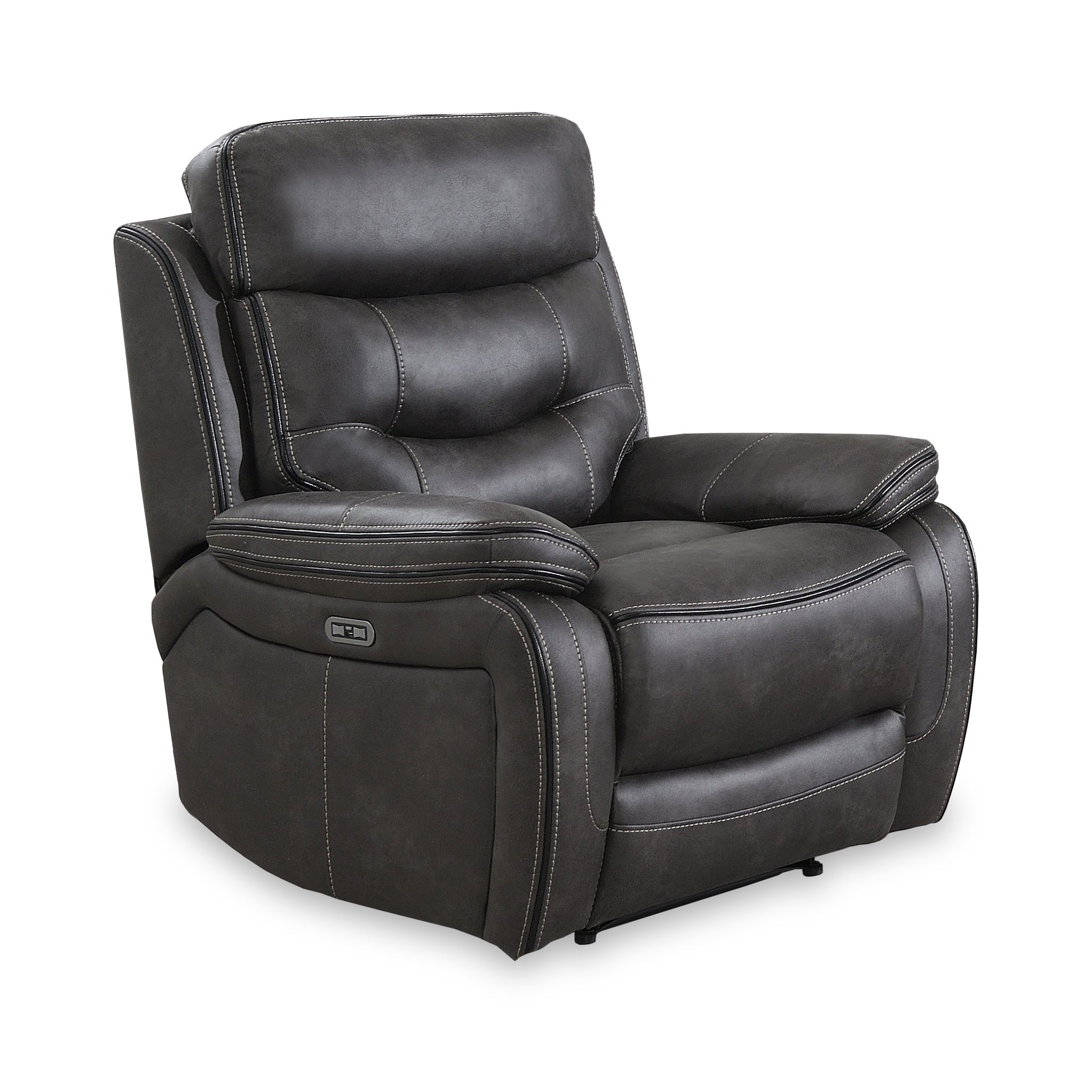Fauteuil inclinable électrique Micah en similicuir