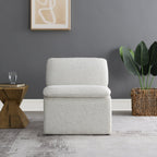 Fauteuil d'appoint Celeste Sleek aux courbes élégantes