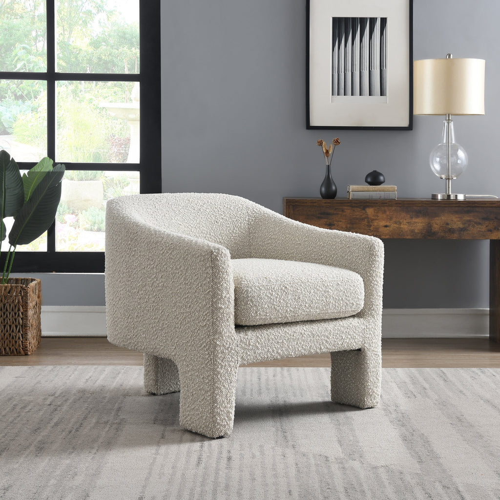 Fauteuil d'appoint courbé Boucle Bronte