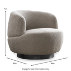 Fauteuil pivotant Astra Boucle