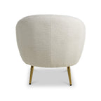 Fauteuil baignoire Elska White Boucle