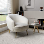Fauteuil baignoire Elska White Boucle
