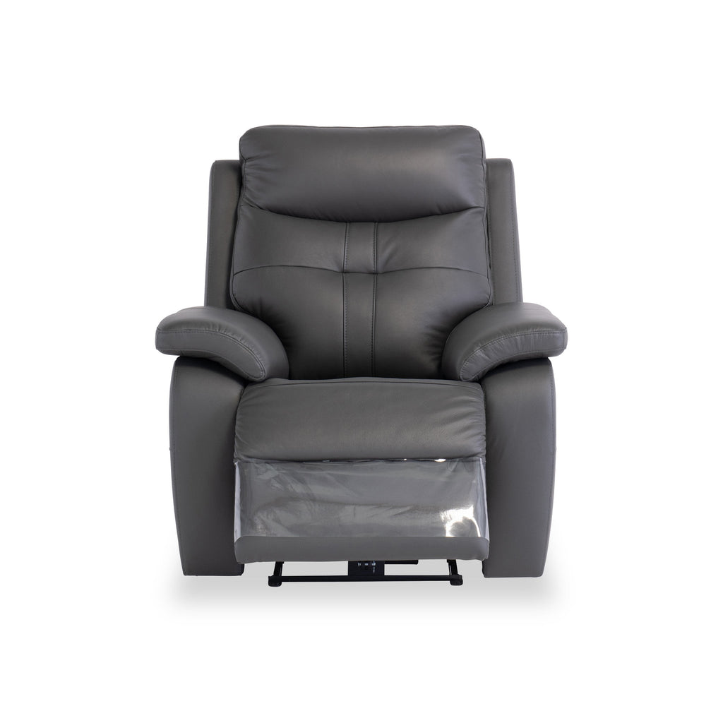 Fauteuil inclinable électrique en cuir Talbot