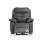 Fauteuil inclinable électrique en cuir Talbot