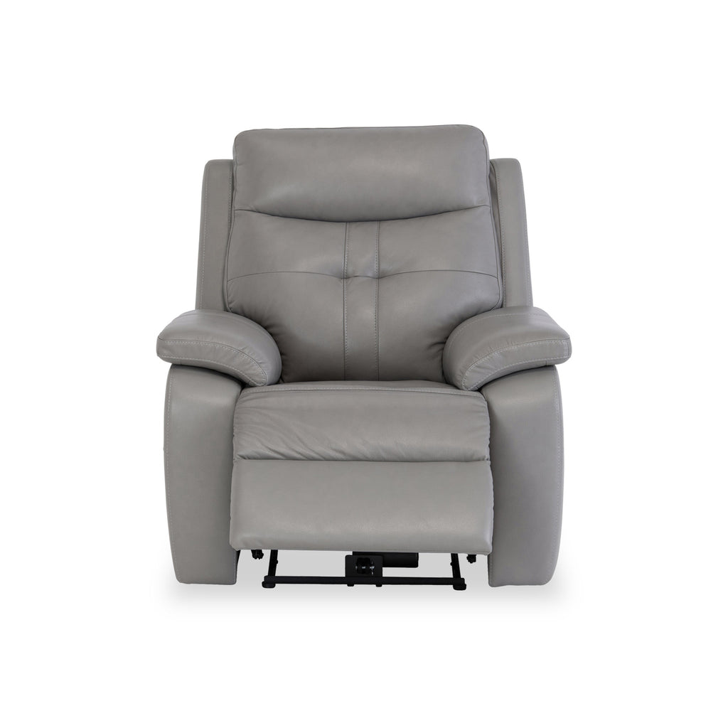 Fauteuil inclinable électrique en cuir Talbot