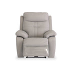 Fauteuil inclinable électrique en cuir Talbot