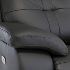 Fauteuil inclinable électrique en cuir Talbot