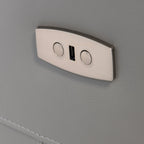 Fauteuil inclinable électrique en cuir Talbot