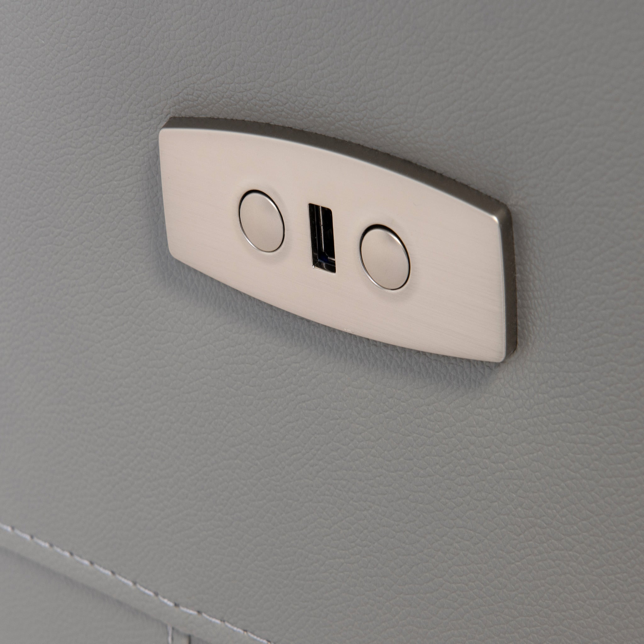 Fauteuil inclinable électrique en cuir Talbot