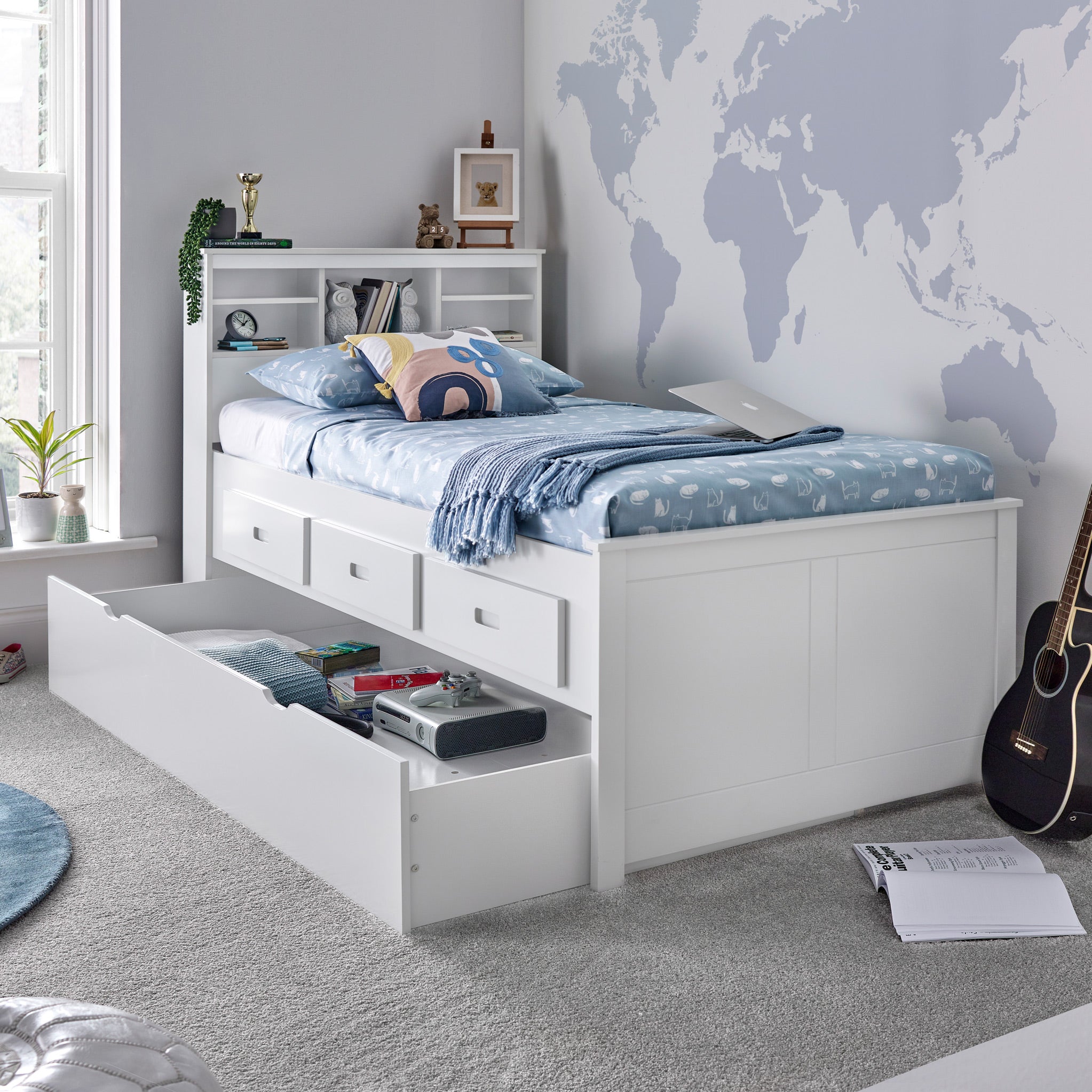 Lit d'appoint Knowle avec lit gigogne