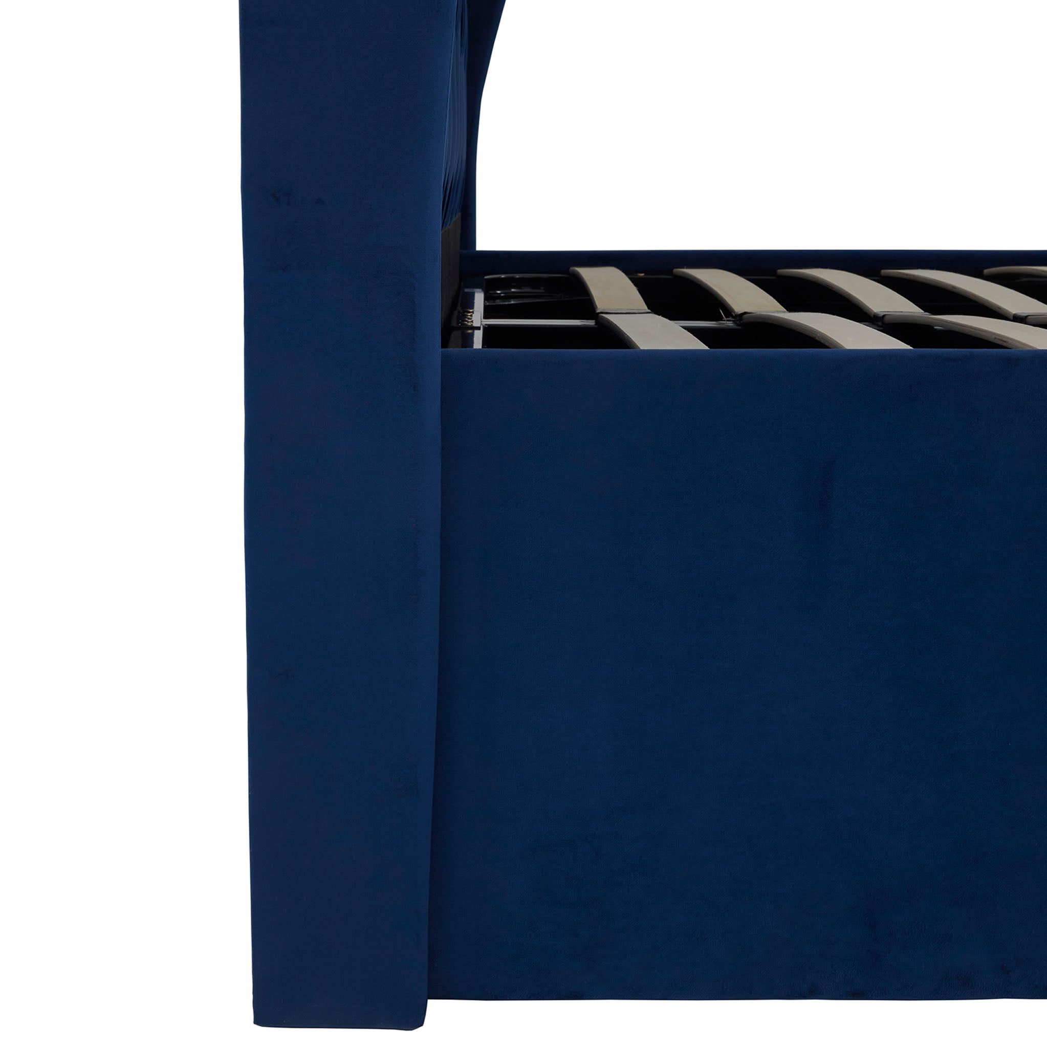 Cadre de lit coffre en velours Sailsbury