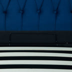 Cadre de lit coffre en velours Sailsbury