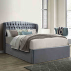 Cadre de lit coffre en velours Sailsbury