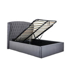 Cadre de lit coffre en velours Sailsbury