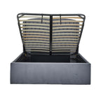 Cadre de lit coffre en velours Sailsbury