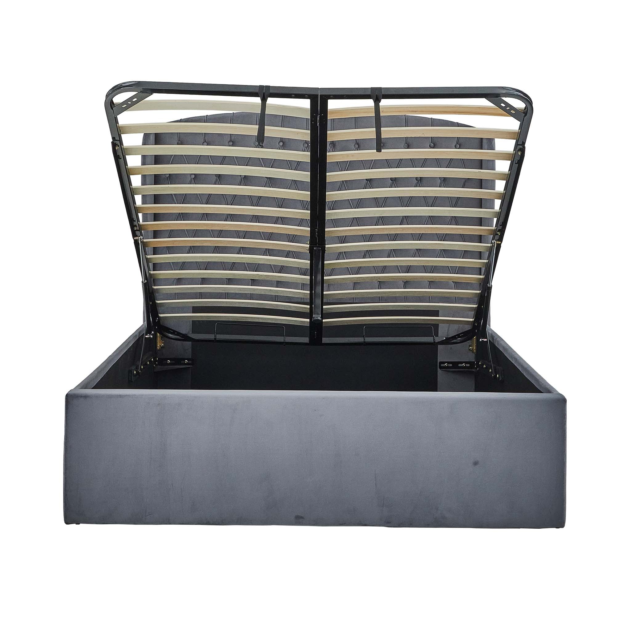 Cadre de lit coffre en velours Sailsbury