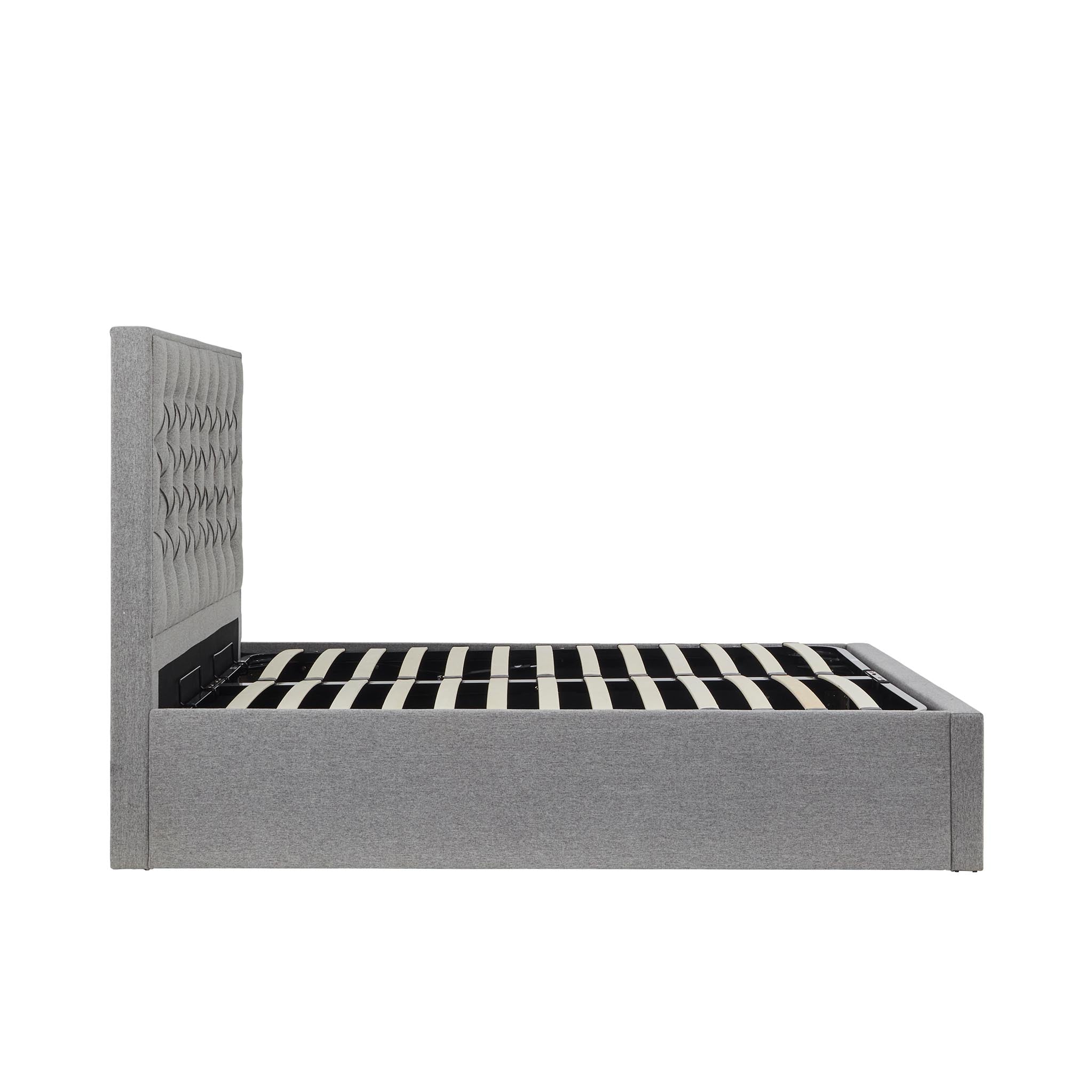 Cadre de lit coffre ottoman rembourré Sutton