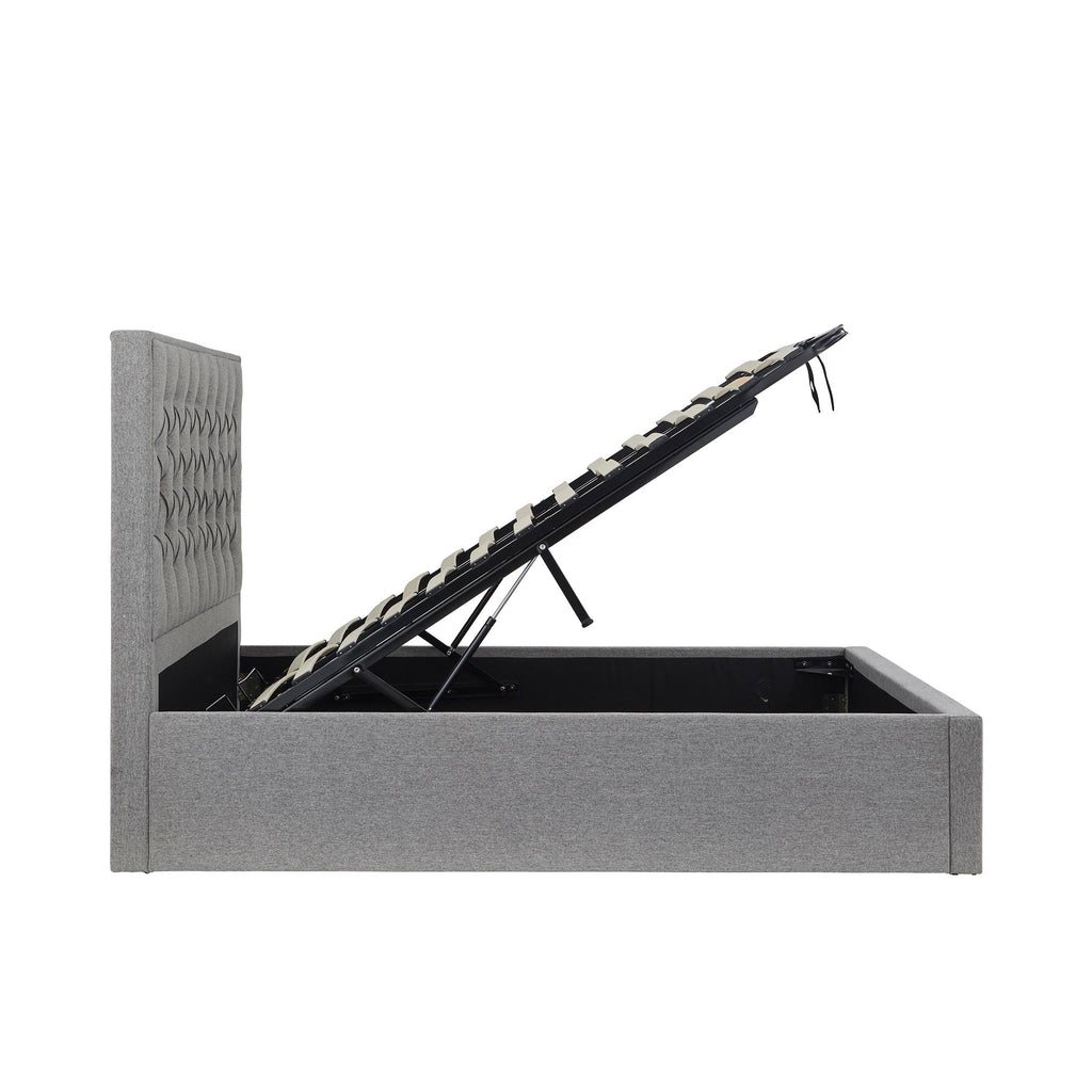 Cadre de lit coffre ottoman rembourré Sutton