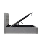 Cadre de lit coffre ottoman rembourré Sutton