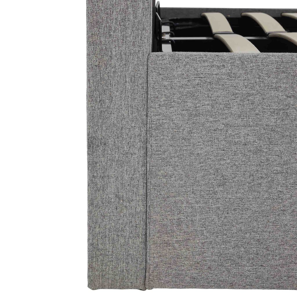 Cadre de lit coffre ottoman rembourré Sutton