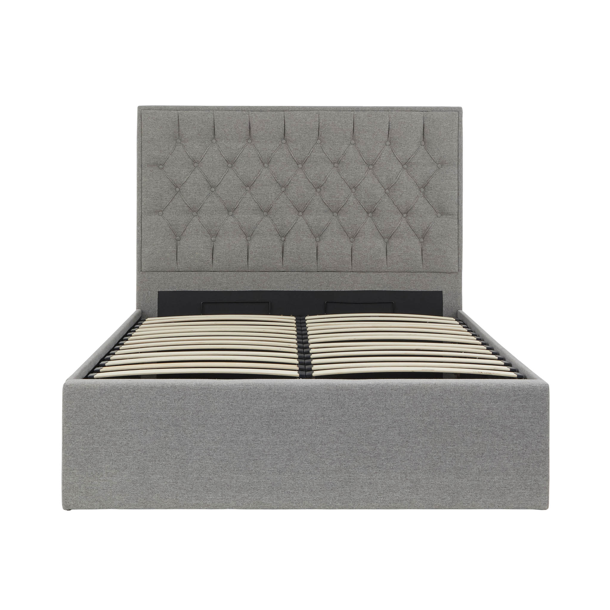 Cadre de lit coffre ottoman rembourré Sutton