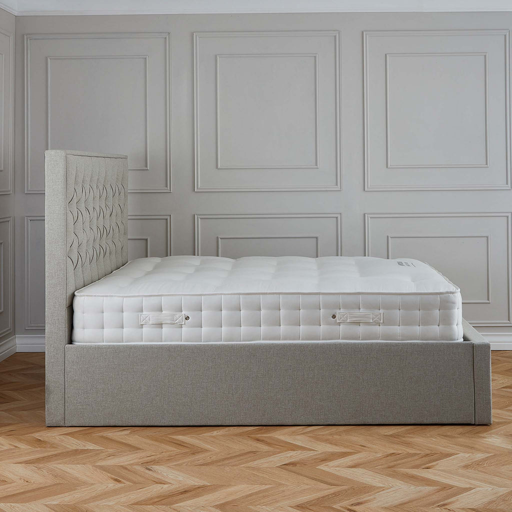 Cadre de lit coffre ottoman rembourré Sutton