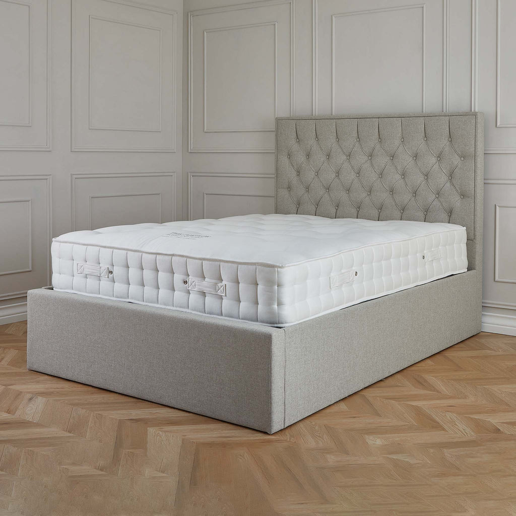 Cadre de lit coffre ottoman rembourré Sutton